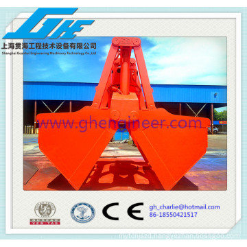 electro-hydraulic clamshell bucket for cargo